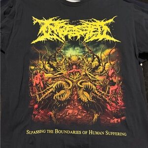 Ingested Black Graphic T-Shirt